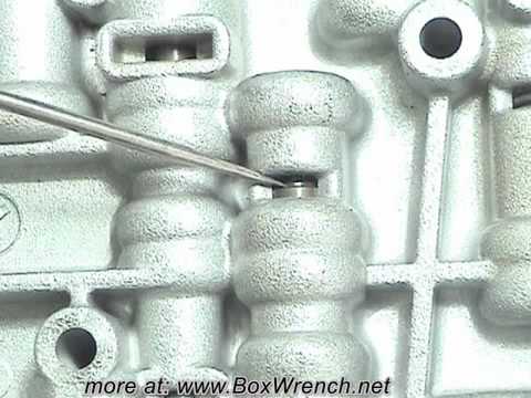 Automatic Transmission Valve Body Teardown - 4L60E Shift Kit