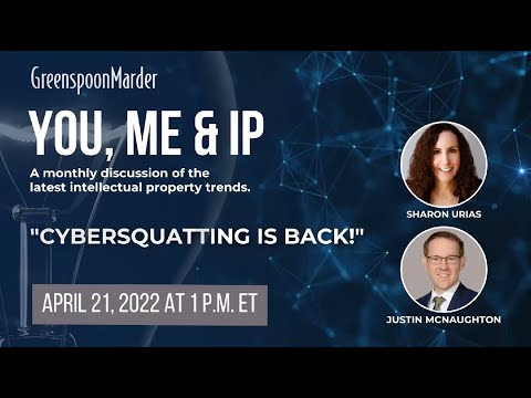 You, Me & IP: Cybersquatting is Back!