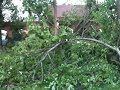 Tornado in Mühlberg / Brandenburg - Kirchtturm abgestürzt