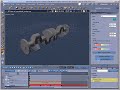 This video illustrates the process of animating a crankshaft using three methods in Carrara 6 Pro.