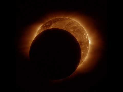 SUVI Sees Partial Eclipse