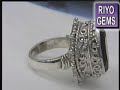 Silver Smoky Quartz ring by http://www.riyogems.com