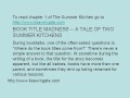 Inspired by a true story!
	
	THE SUMMER KITCHEN is available now in bookstores everywhere.

http://www.lisawingate.com

Happy summer, everyone!