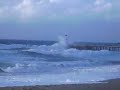 mare in burrasca in calabria(golf di gioia)