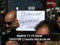 manifestación aspirantes a profesores de autoescuela