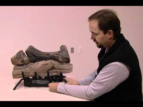 how to vent gas logs