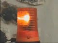 HELLA warning light amber dome gyrophare HELLA warning light amber dome gyrophare