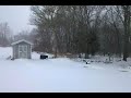 More snow at Stately Walker Manor