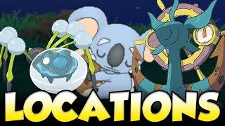 MORE RARE POKEMON LOCATIONS IN POKEMON SUN AND MOON - Dhelmise, Araquanid, Komala Location by Verlisify