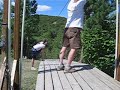 Cindy zipline 5 landing
