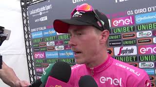 Rohan Dennis - post-race interview - Stage 2 - Giro d 'Italia / Tour of Italy 2018