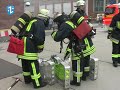 Feuerwehr Rüsselsheim Explosion im Industriegebiet