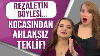 Canlı yayında anlattı! Kocasından ahlaksız te