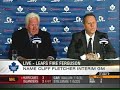 Maple Leafs Hire Cliff Fletcher- Press Conference [3/3]