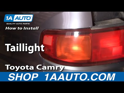 How To Install Replace Taillight Toyota Camry 95-96 1AAuto.com