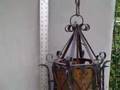 wrought iron lamp