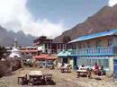 Everest vanaf Tengboche Everest vanaf Tengboche