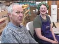 Turn washed fleece into spinning fiber with wool combs 3