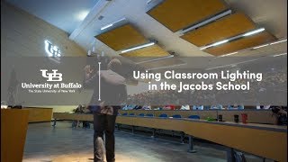 Video of adjust classroom lighting