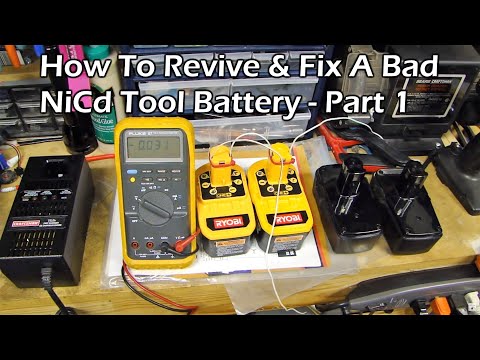 how to nicd battery repair