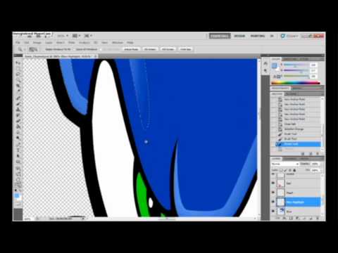 how to color sonic