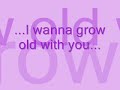 DJ Limmer - I wanna grow old with you (lyrics)