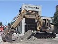 Excavator Digging Up Street Excavator Digging Up Street