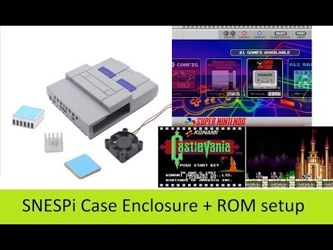 SNESPi NESPi Case Enclosure + Cooling Fan + 3pcs Heatsink For Raspberry Pi from Banggood.com