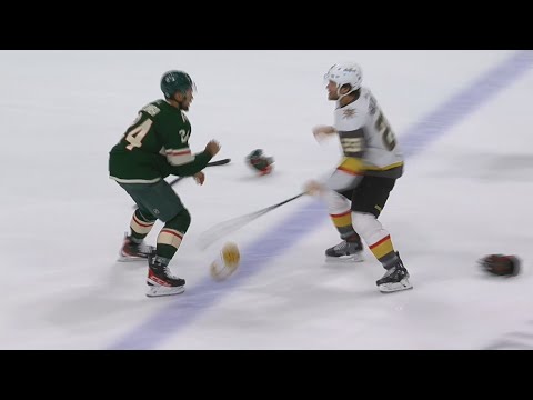 Matt Dumba Drops The Gloves With Alec Martinez