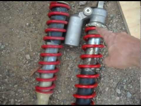 how to adjust kfx450r shocks