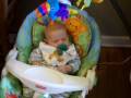 videos de Annika's First Sleep on the Swing!  Dec 4th.