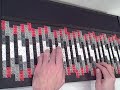 this is a short improvisation played on the h-pi tonal plexus tpx4s 844 key microtonal keyboard synthesizer http://www.h-pi.com/tpx28intro.html the sound used is from the internal synth and is the piano patch with a modified envelope and eq (on-board controls allow adsr and eq modification). i used the audio line out from the keyboard this time, so it should sound cleaner than the first 2 videos. the material here revolves around extended harmonics up to the 13-limit on bb, f, #+eb, and #+ab. there is some editing to remove most of the musically weak moments, but it's far from perfect. i hope you find it enjoyable. check out more at http://www.h-pi.com