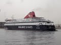 ARRIVAL OF NISSOS MYKONOS AT PIREUS 12/4/2008