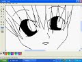 Drawing a anime grl in MS paint PT.1 - Thumb #2