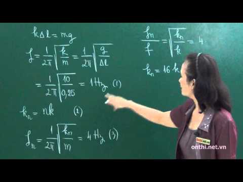 Chương I-Bài 10-Hệ lò xo mắc nối tiếp và mắc song song