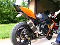 06 gsxr 600 full yoshimura system with the baffle out www.gixxernation.com www.knee-drag.com