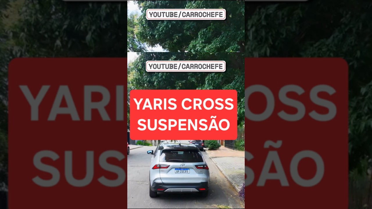 SUSPENSÃO YARIS CROSS BATE!