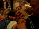 Tim chatting to grampa
