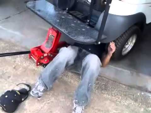 how to change oil on club car ds