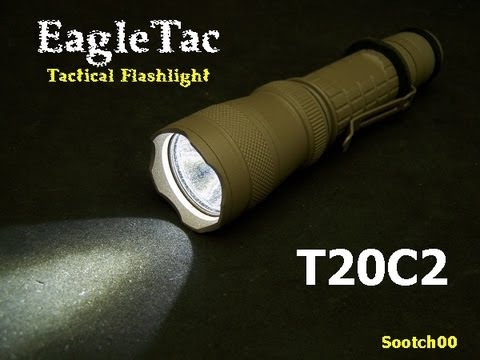 tactical light - Fun Gun Gear Reviews Presents: The EagleTac T20C2 Tactical Flashlight. With 720 Lumens, 6 different modes and a host of accessories, this light is an excelle...