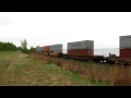 Click here to watch this video CN 198 (Shot 1 of 2) (Intermodel) @ Derailment Curve (West of Wabamun) 16MAY12 SD75I 5649 Leading