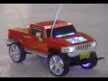 Product name: 7 channel rc stunt car with sound and light Product size: 54x27x20.5cmColor: red / black / yellowCan be ordered from www.dk-toys.dkFunction: 1.7 channel 2.Forward, backward, turn left and turn right3.It can duncing under control4.With sound and light5.With Mp3 system and can connect to mp3 player 6.12v rechargeble Battery pack for car7.6AA batteries for radio controller(not included)