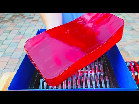 JELLY VS FAST SHREDDER! AMAZING VIDEO!