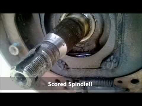 1956 Cadillac Sedan DeVille Restoration Video 25 Spindle fix!!