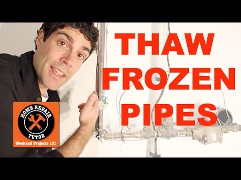 how to fix frozen pipes