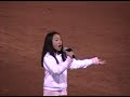 \"God Bless America\"San Jose Giants sang by Thia 11y/o \"God Bless America\"San Jose Giants sang by Thia 11y/o