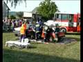 Hasiči Kněžmost - ukázka zásahu Dětský den 2008