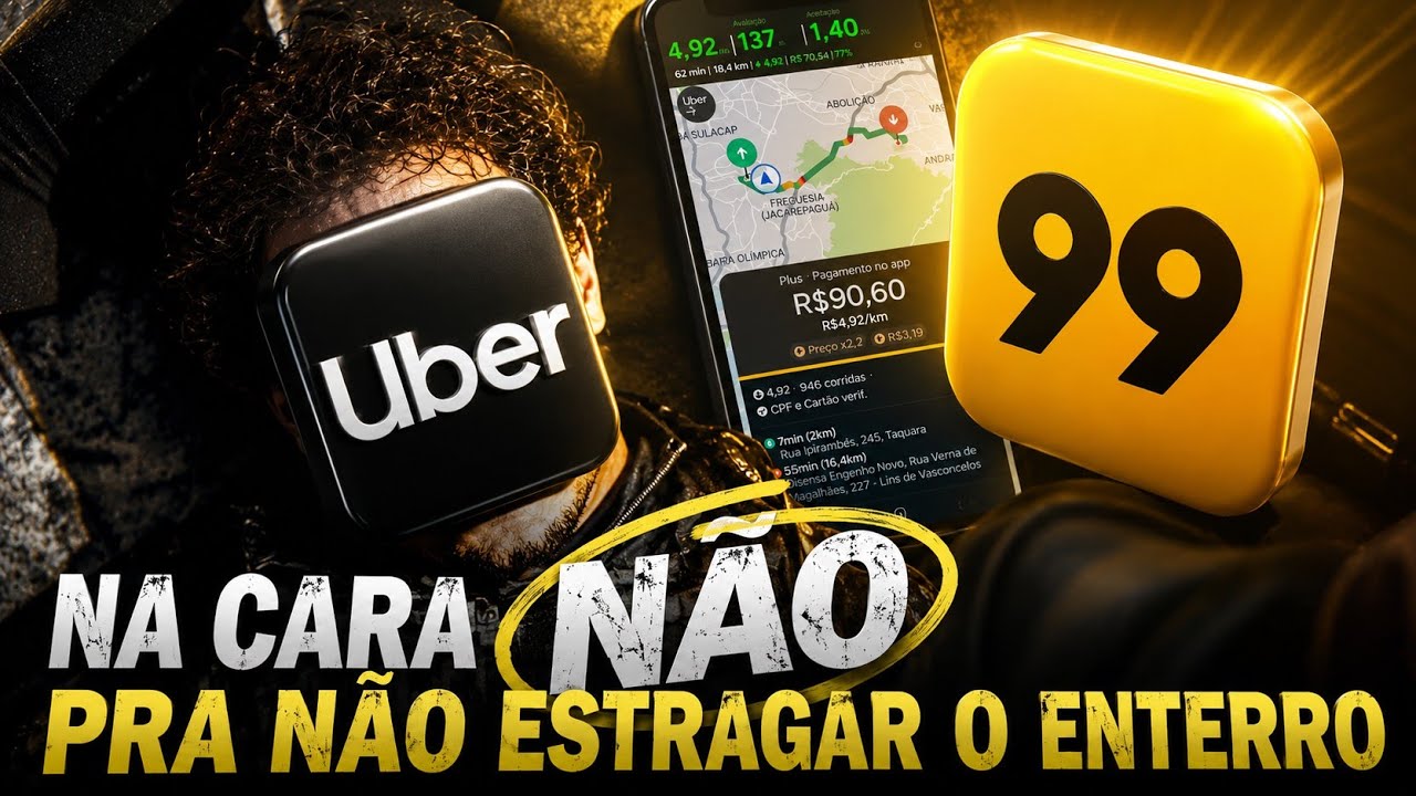 99POP está espancando a UBER nos VALORES das CORRIDAS. #motoristadeaplicativo