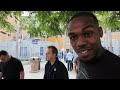 Jon Jones throws first pitch at Padres game