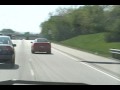 C5 Zo6 Spins Out, Hits Sign!